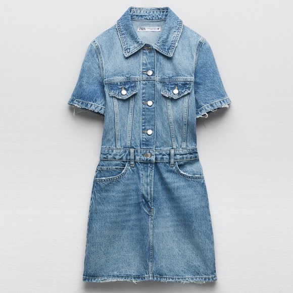 DENIM Z1975 SHIRT DRESS - Picture 1 of 6
